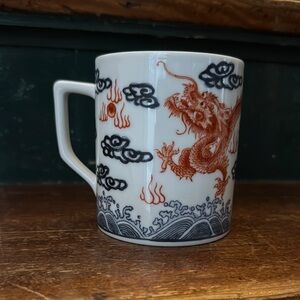 Dragon Design Ceramic Mug Morchow Collection Made in Hong Kong